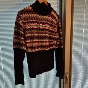 Faded Glory Multicolor Pullover Sweater Size Large